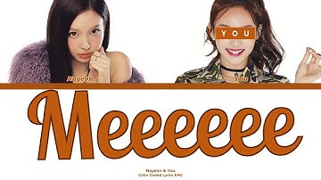 NAYEON - MEEEEEE // You as a Member // KARAOKE // (2 Members Ver.) Color Coded Lyrics