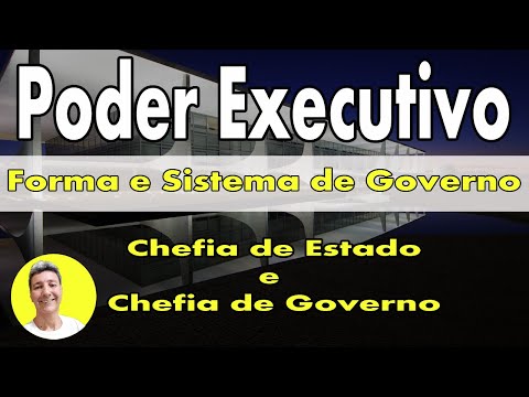 Poder executivo forma e sistema de governo Chefia de Estado e Chefia de Governo