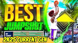 BEST JUMPSHOTS on 2K25 CURRENT GEN ALL BUILDS 3PT RATINGS