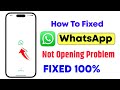 Fix WhatsApp Not Opening on iPhone 📱