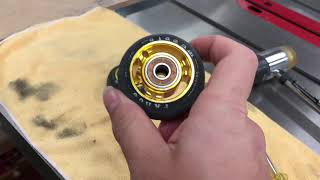 Easiest method to remove bearing from aluminum cores wheels!