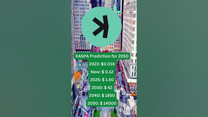 KASPA Prediction for 2050 🚀#kaspa #crypto #trading #dogecoin #bitcoin #bonk #fyp #pepe #btc #xrp