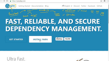 Yarn Package Manager by Facebook Part 1