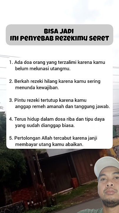 Bisa jadi ini penyebab rezekimu seret. #katakatabijak #motivasi #nasehat #jangkauanluas #fyp #shorts