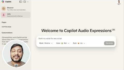 Microsoft AI Copilot Audio Expression Tutorial | Storytelling aur Podcasts ke liye Best AI Tool