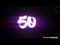 Intro pour mes 50 abos