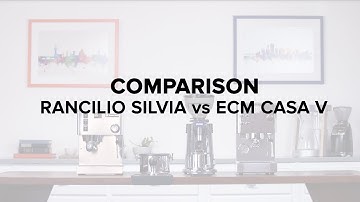 Espresso Machine Comparison: Rancilio Silvia VS ECM Casa V