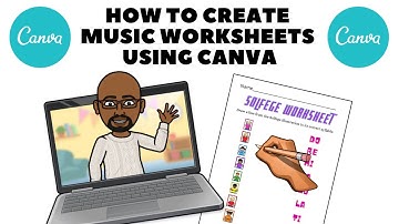 How To Create Music Worksheets Using Canva