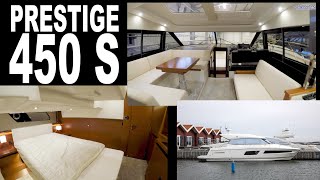 Prestige 450 S : Walkthrough of mini yacht for sale