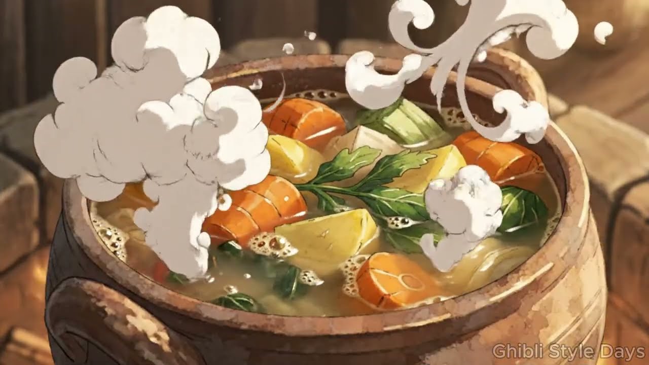 Comforting Hot Meals A Collection of Healing Winter |Ghibli Style Days