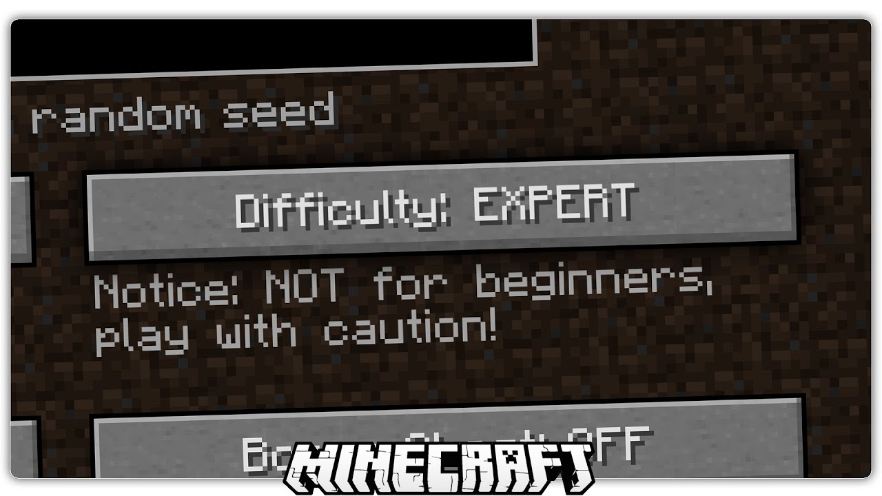 A New Minecraft Difficulty? EXPERT MODE (Complete Guide) - YouTube