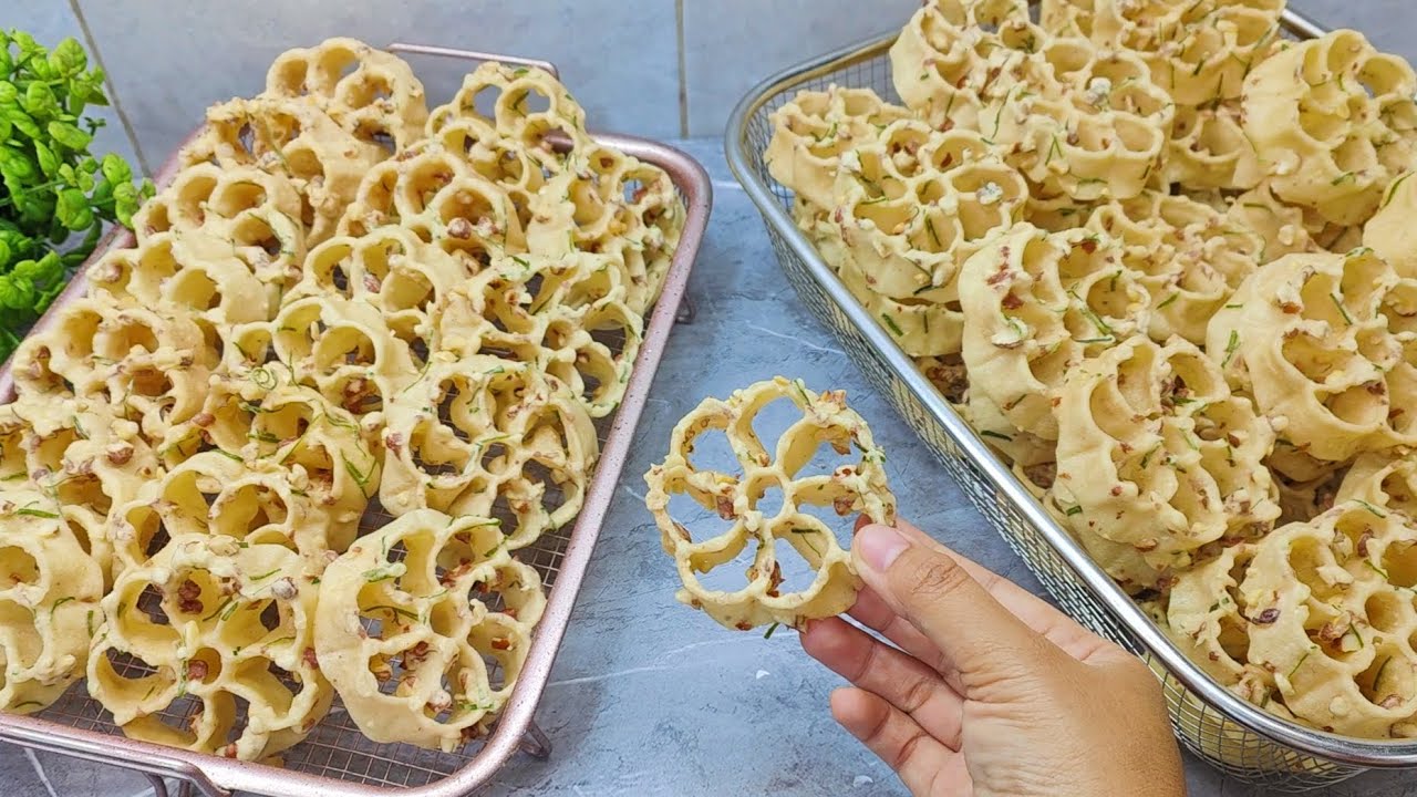 RESEP PEYEK KACANG SEROJA CANTIK DAN RAPI