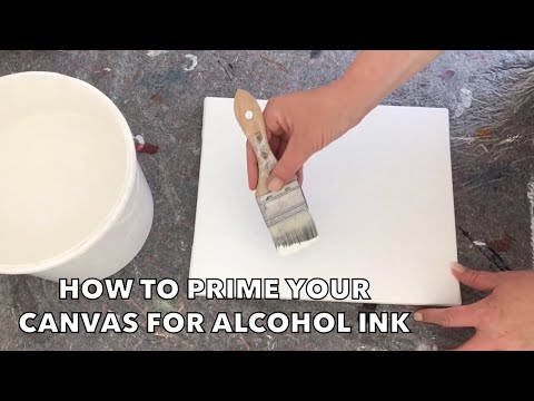 How to prime your canvas for alcohol ink 41