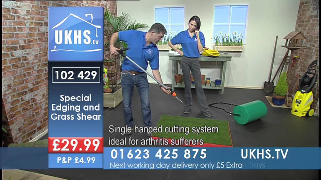 Special Grass Cutting and Edging Shear & Garden Roller from UKHS.tv