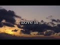 ReeSya『Love is…』MUSIC VIDEO（歌詞付き） 〜ラジオドラマ『風神・雷神』主題歌