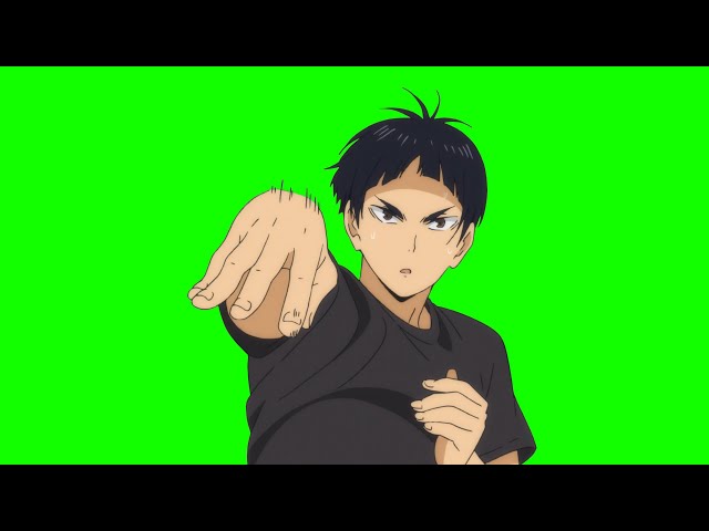 greenscreen part 1 #haikyuu #anime #season5haikyuu