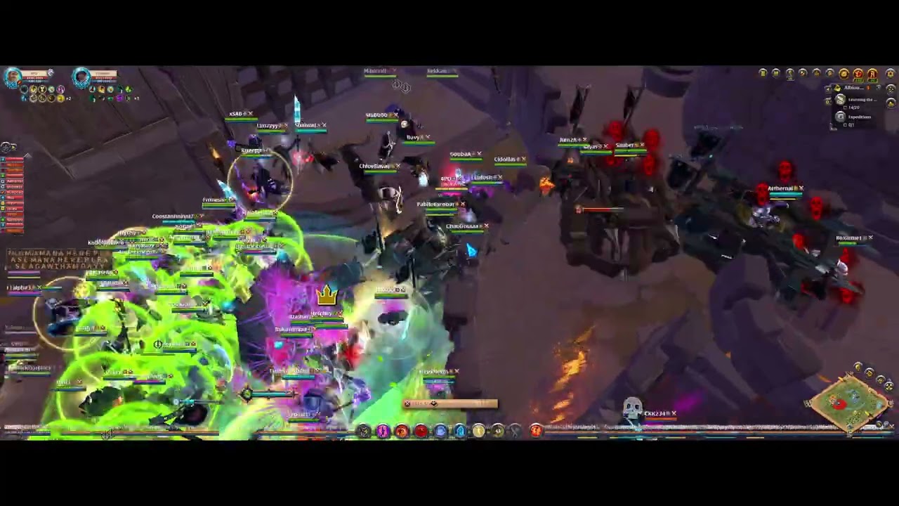 13/12 PIERCE VS SUMMER - CASTLE DEFFENSE FRIENDLY FIGHT ( DEMON FANG POV )