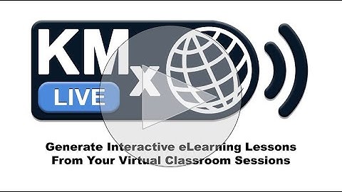 Generate Interactive eLearning Lessons From Your Virtual Classroom Sessions