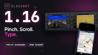 GlassOut 1.16 for MSFS 2020 & 2024: Template Backgrounds, Pinch Zoom & Phone Keyboard screenshot 2