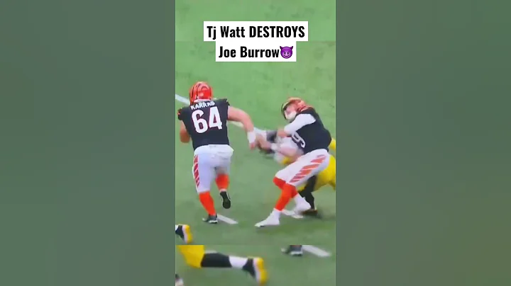 Tj Watt DESTROYS Joe Burrow #shorts