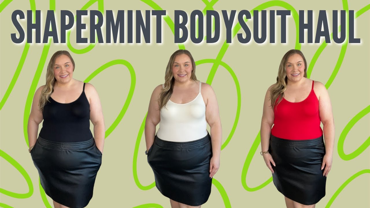 Shaping Bodysuit Review All Day Every Day Scoop Neck Bodysuit Try On