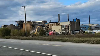 The site of the Brunswick Smelter. Belldune NB. July 28,25. Almost fully cleaned up.