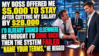 Full My Boss Offered Me $5,000 to Stay After Cutting My Salary $28,000—I Had Already Signed Elsewhere!!! Guide