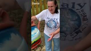 I painted ✨my mom’s✨ watering can and she was SHOOK😳 | DANIA (#Shorts)