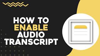 How To Enable Audio Transcript in Notes on iPhone (Easiest Way)