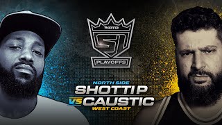 KOTD - Rap Battle - Shotti P vs Caustic | #KOTDS1 Playoffs Rd. 2