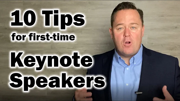 Keynote Speech? 10 Tips for the first-time Keynote Speaker.