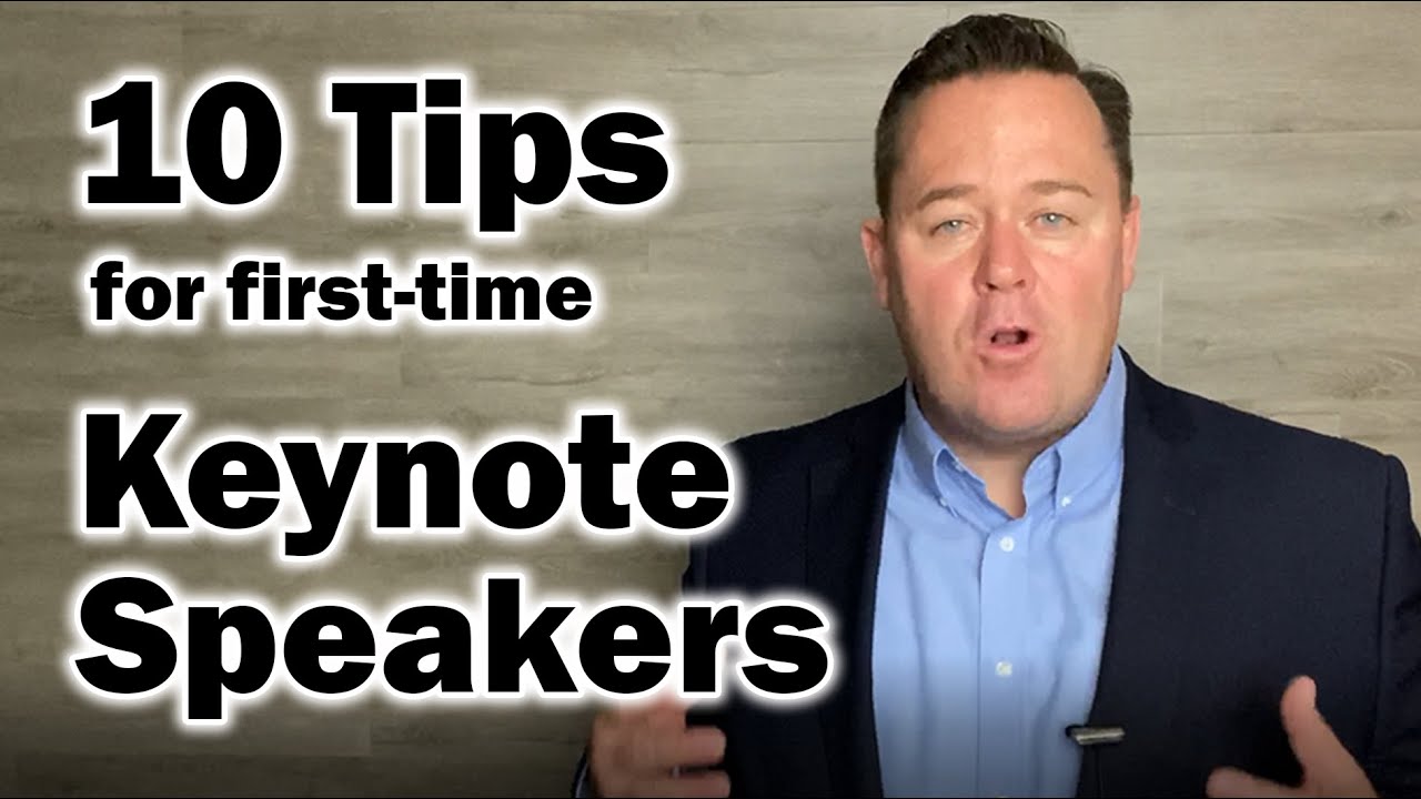 how to do a keynote speech