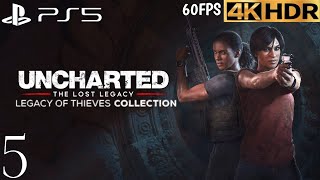 Uncharted: The Lost Legacy Remastered (PS5) 4K 60FPS HDR Gameplay Part 5: Great Battle (FULL GAME)