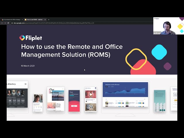 Fliplet's Remote and Office Management Solution (ROMS) Demo