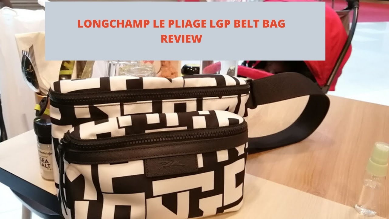 Longchamp Le Pliage Medium Neo Leather Trim Belt Bag Fanny Pack