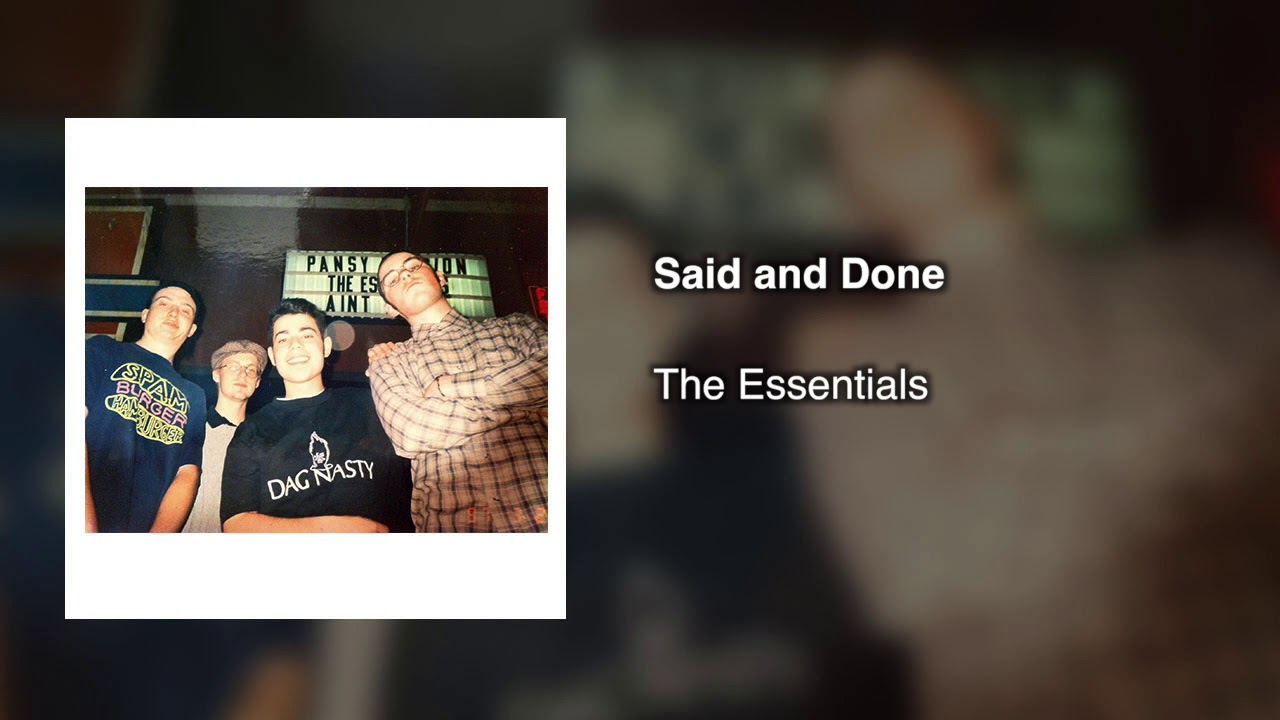Said and Done - The Essentials | 90's Cincinnati Punk