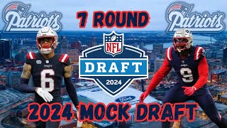 Full 7-Round 2024 New England Patriots Mock Draft!