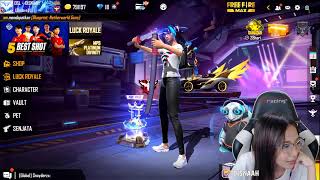 Disnaah LIVESTREAM GAME PLAY WITH GIRL | Garena Free Fire