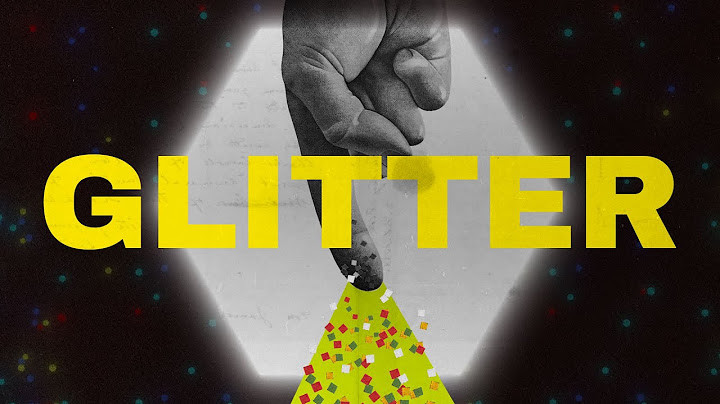 The End of the Glitter Conspiracy