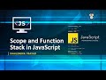 Scope and Function Stack in JavaScript || JavaScript Tutorial || Explained in Hindi 🚀