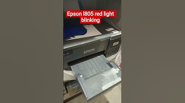 Epson l8050 red light blinking #motivation