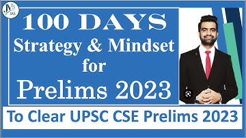 #upscprelims2023  Crack UPSC Prelims in 100 Days: Strategy by Jatin Verma.