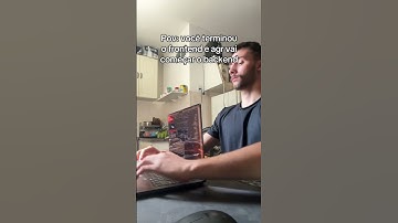 Backend é complicado rapazeada #frontend #backend #meme