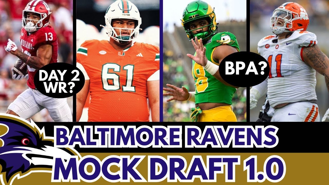 BALTIMORE RAVENS 7 ROUND MOCK DRAFT 1.0