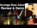 Kuvings EV0820 Whole Slow Juicer Review and Demo