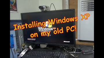 Installing Windows XP on my old PC but everything goes wrong