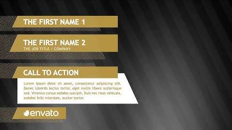 Elegant Lower Thirds Template | VideoHive Templates | After Effects Project Files