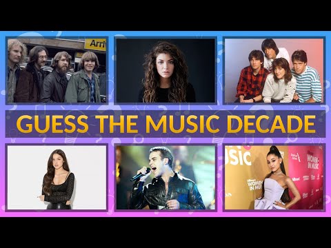 Guess The Decade | Music Quiz