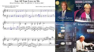 Lay All Your Love on Me - Partitura de Richard Clayderman - Álbum 'ABBA'