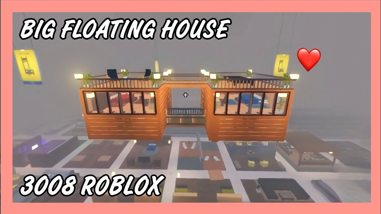 I MADE A BIG FLOATING HOUSE FOR 3008 ROBLOX! 3008 BASE IDEAS